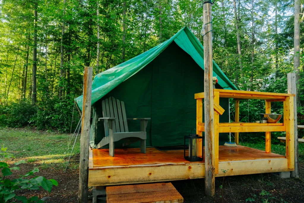 Site 1: Beaver-ly Hills Glamping Site
