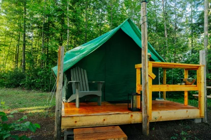Site #1: Beaver-ly Hills Glamping Site