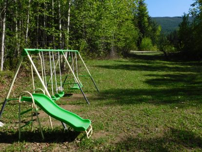 Playground on site for the kids
