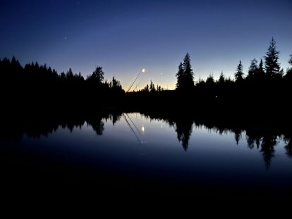 Evening at Herman Lake - photo by Lexy Zbeeshko