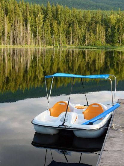 Paddleboat available for rent