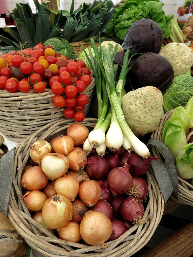 Example of farm stand produce