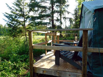 Site 8 Lakeside Lovers glamping site